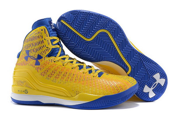 Under Armour Clutchfit Drive Stephen Curry Shoes Yellow Blue For Sale
